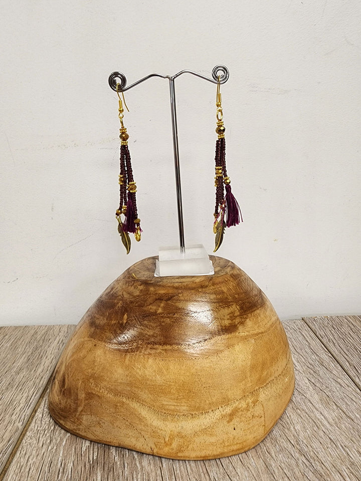 Bead Line Earring - eKo NZ -