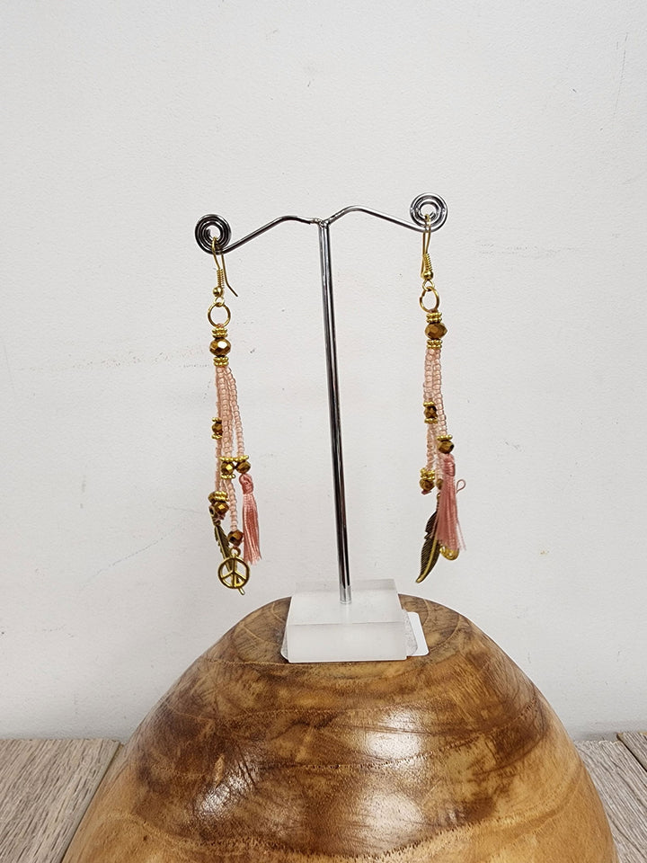Bead Line Earring - eKo NZ -