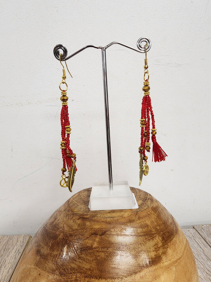 Bead Line Earring - eKo NZ -