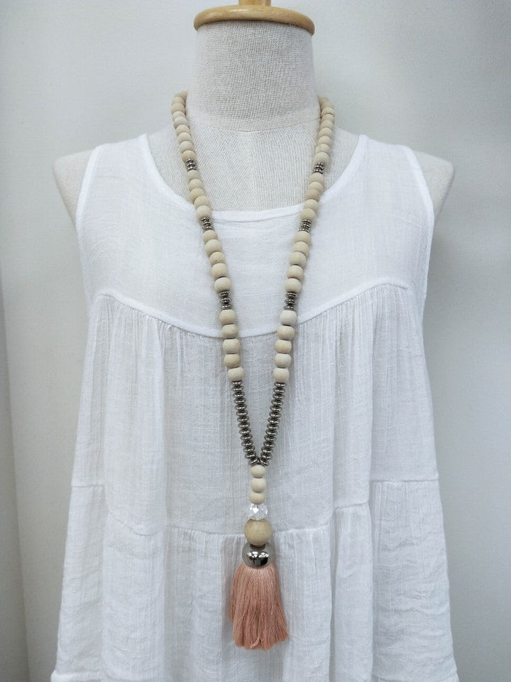 Necklace Metal Tassle - eKo NZ -