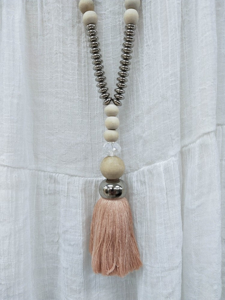 Necklace Metal Tassle - eKo NZ -
