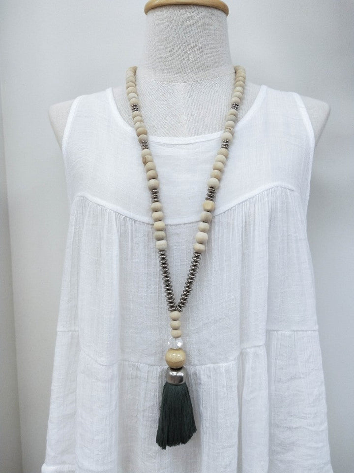 Necklace Metal Tassle - eKo NZ -