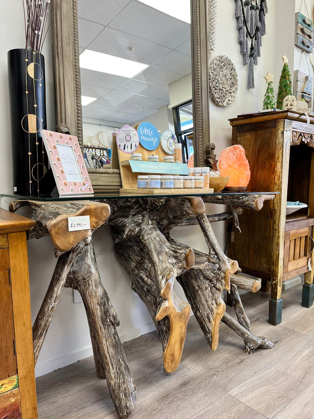 Teak Console Table - eKo NZ -