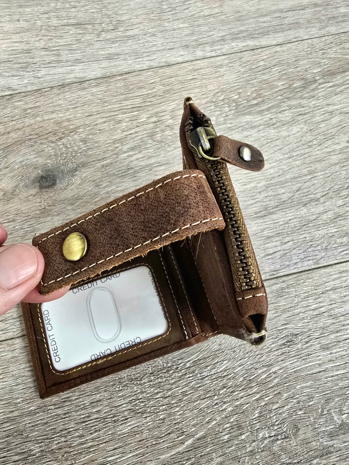 Gents Grunge Leather Wallet