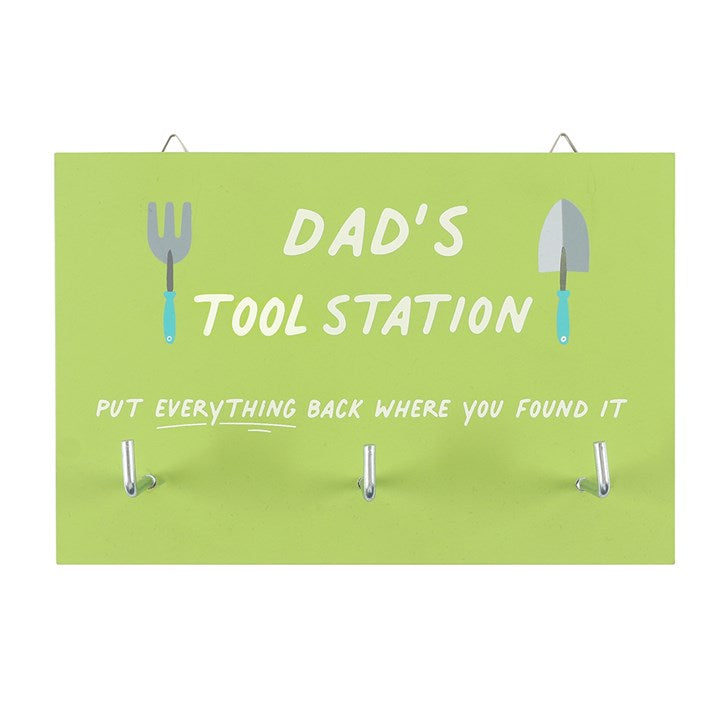 Dads Tool Station Plaque