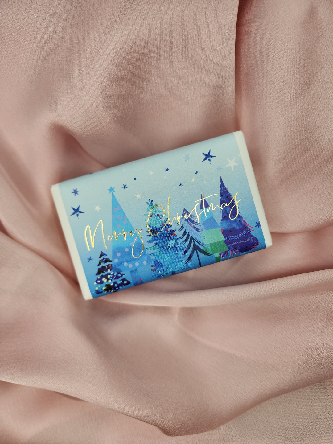 Merry Christmas Blue Trees - Huxter Soap