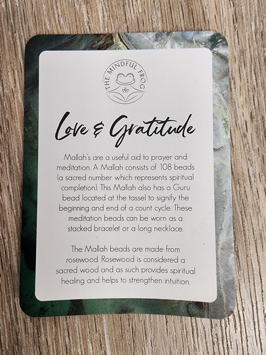 Mala Necklace - Love And Gratitude