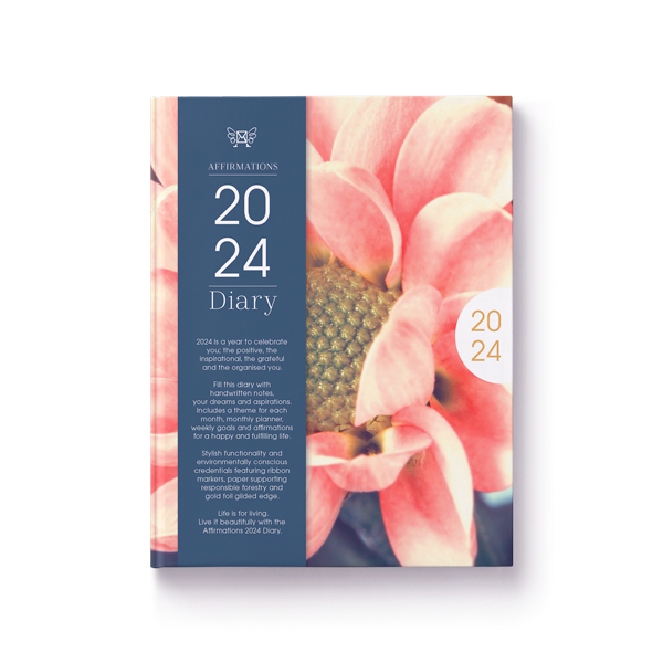 Affirmations Diary Pink 2024