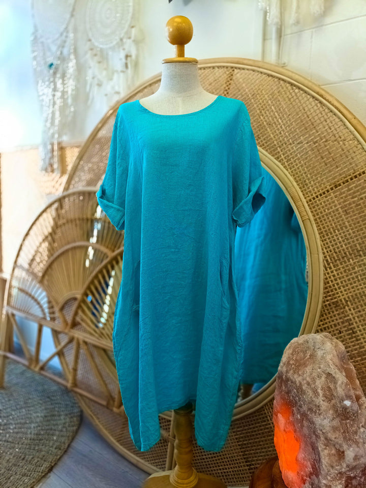 Amber Linen Dress - eKo NZ - 