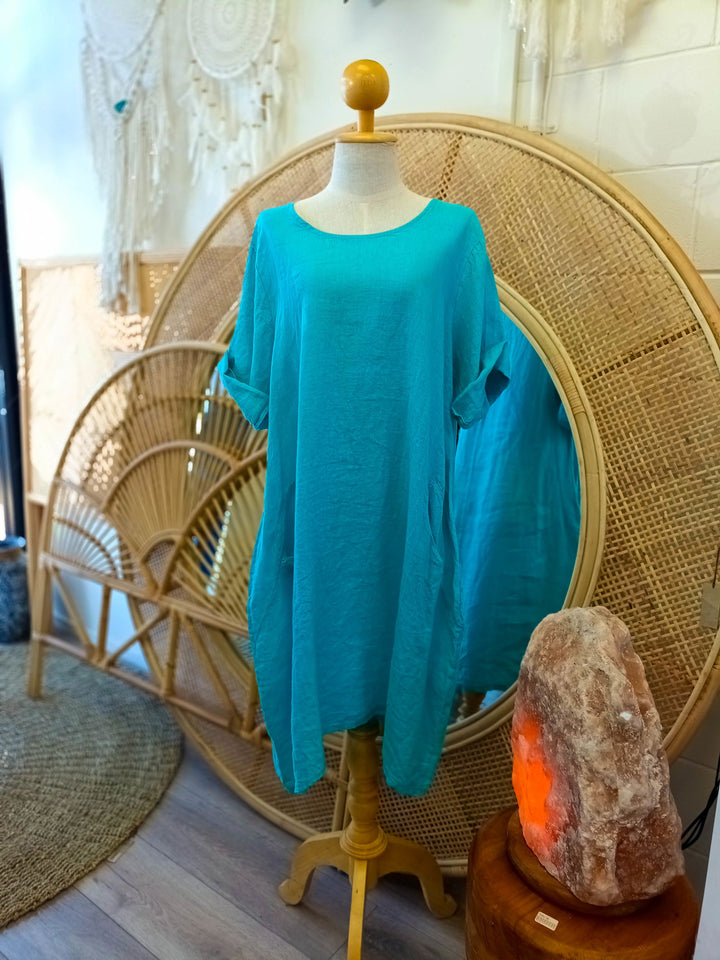 Amber Linen Dress - eKo NZ - 