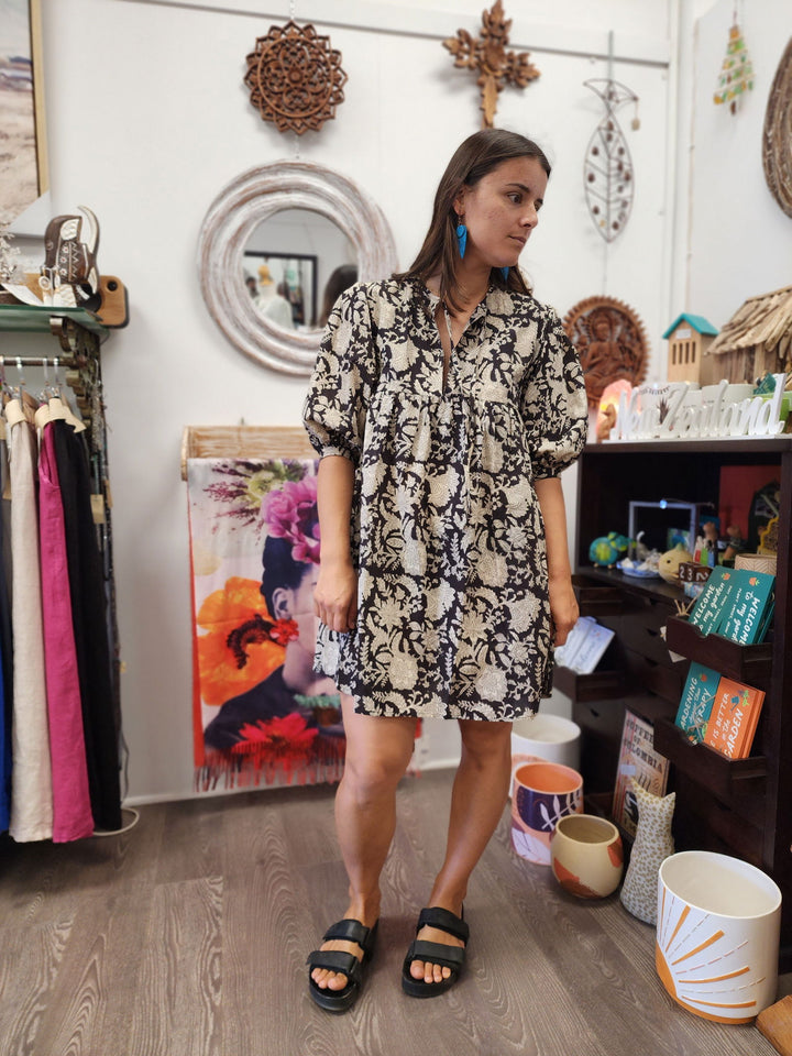 Ambika Cotton Mini Dress - eKo NZ - 