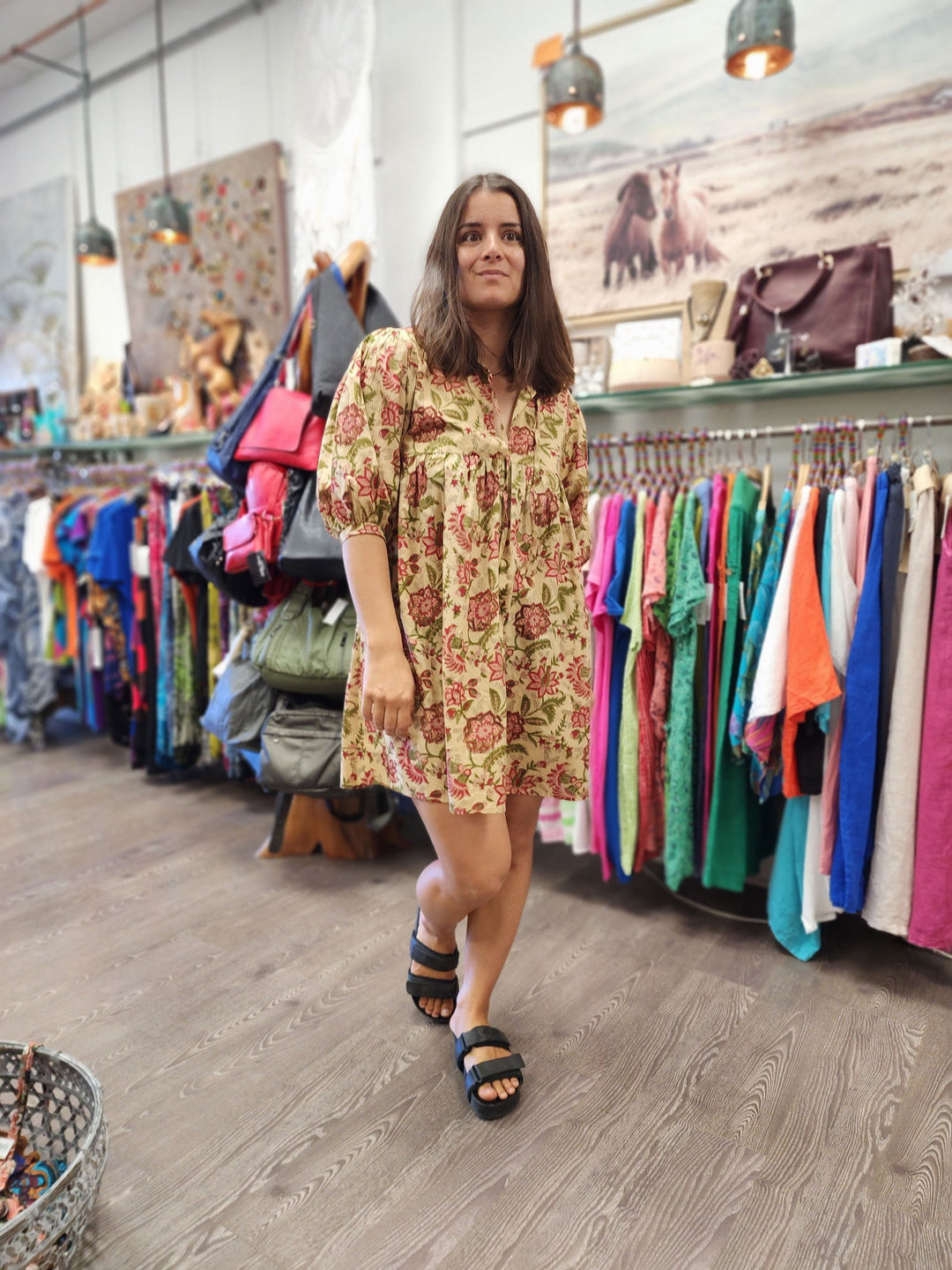 Ambika Cotton Mini Dress - eKo NZ - 