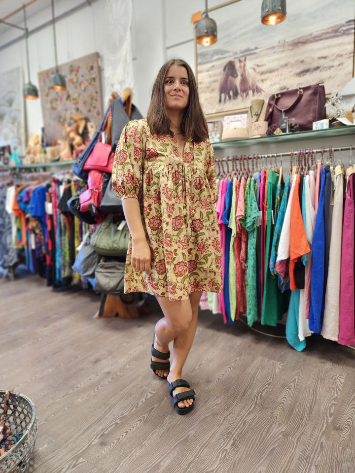 Ambika Cotton Mini Dress - eKo NZ - 