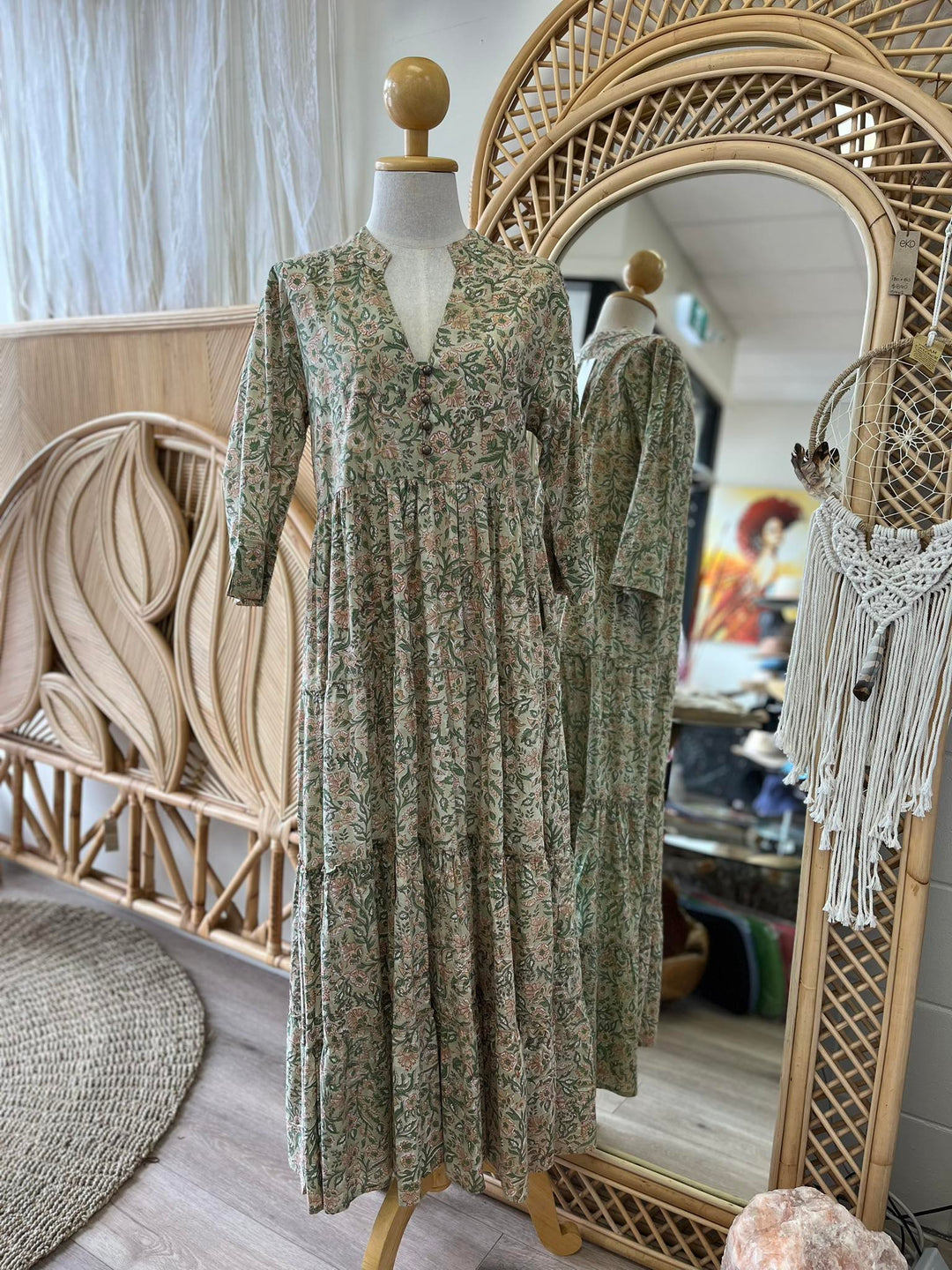 Anahita Cotton Maxi Dress - eKo NZ - 