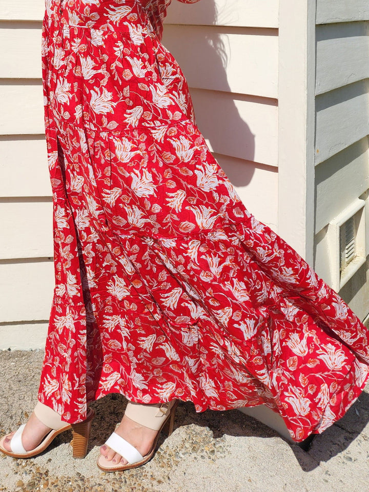 Anahita Cotton Maxi Dress - eKo NZ - 