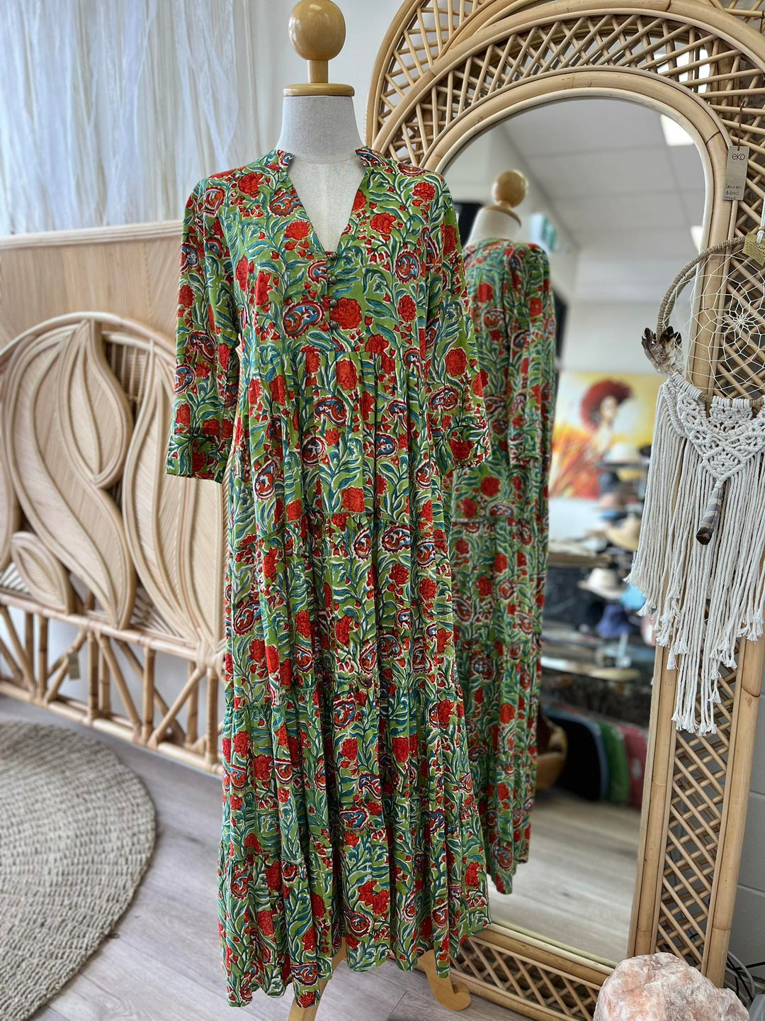 Anahita Cotton Maxi Dress - eKo NZ - 