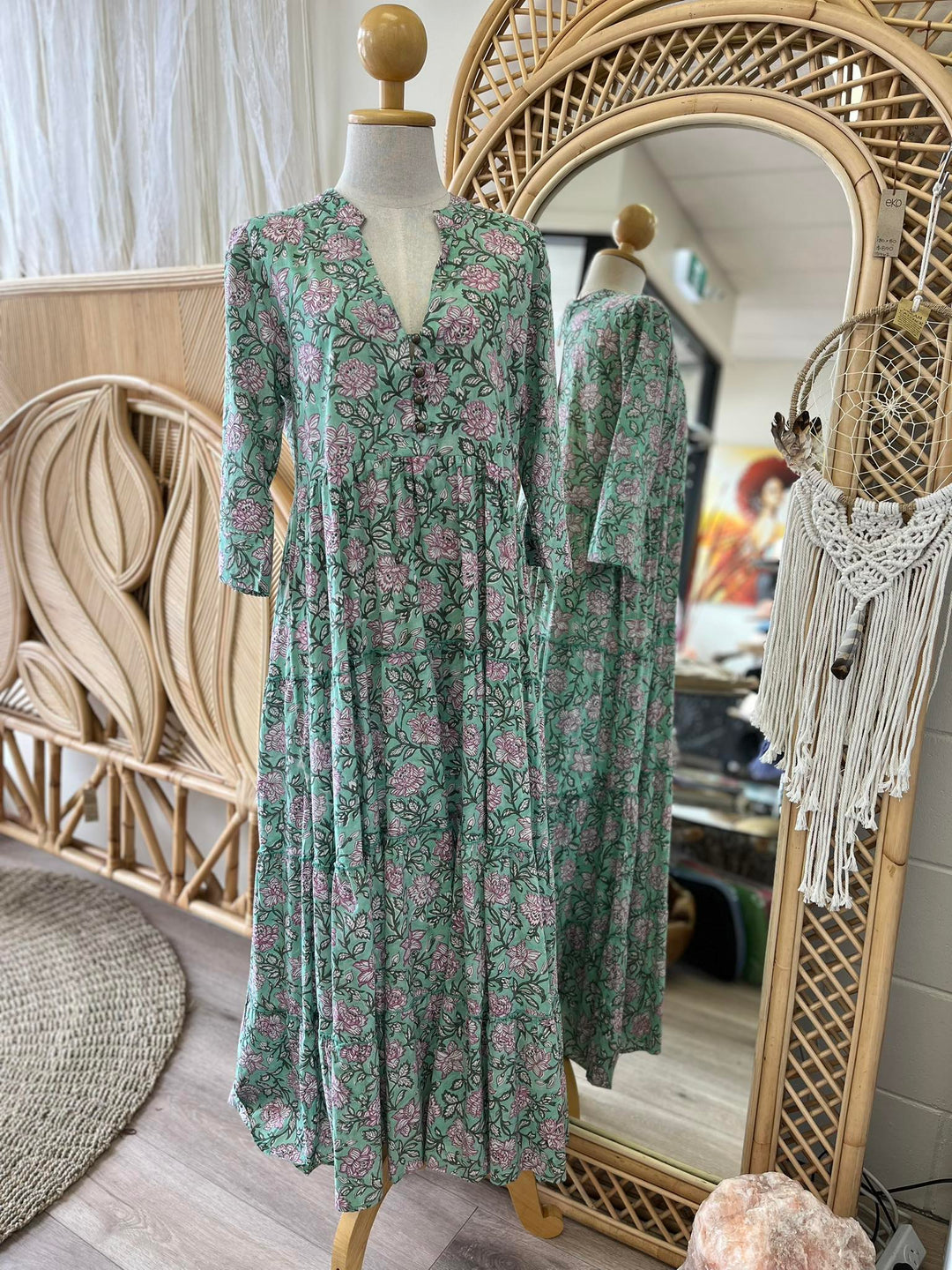 Anahita Cotton Maxi Dress - eKo NZ - 