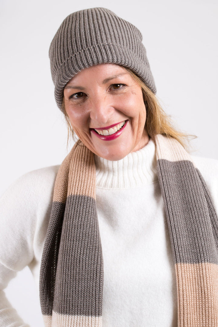 Block Rib Scarf - eKo NZ - 