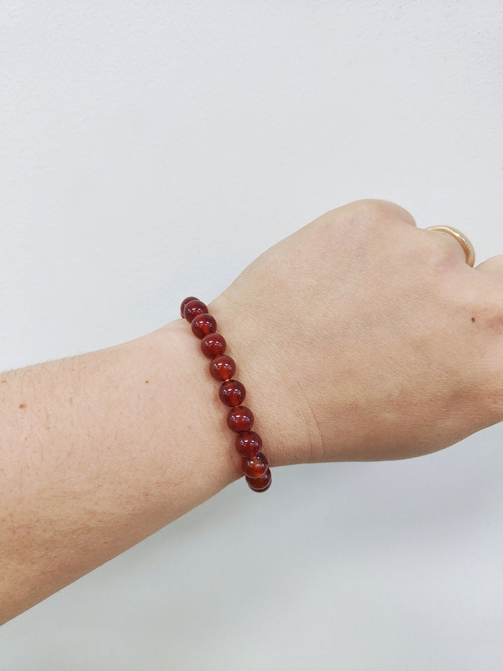Carnelian Bead Bracelet - eKo NZ - 