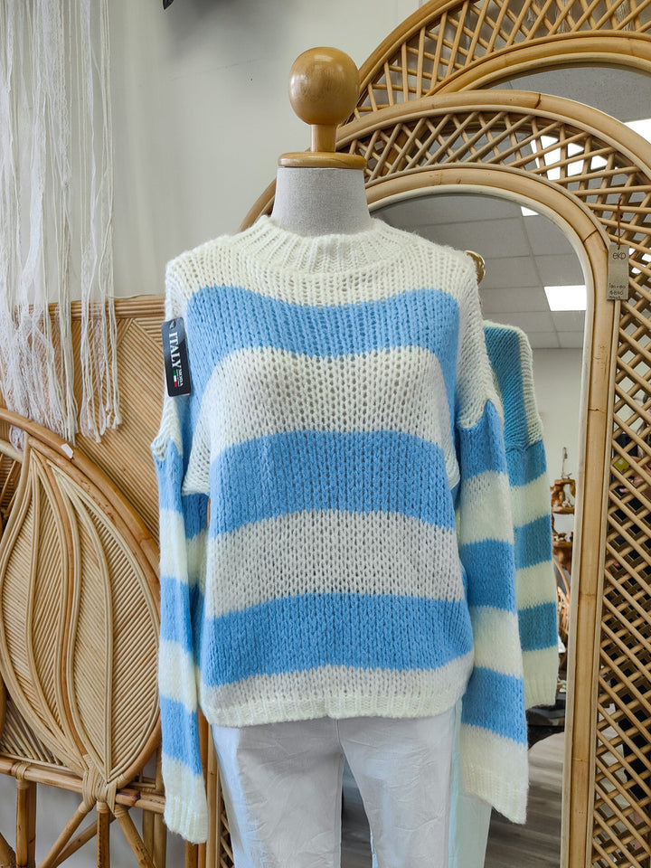 Caterina Striped Top - Last One - eKo NZ - 