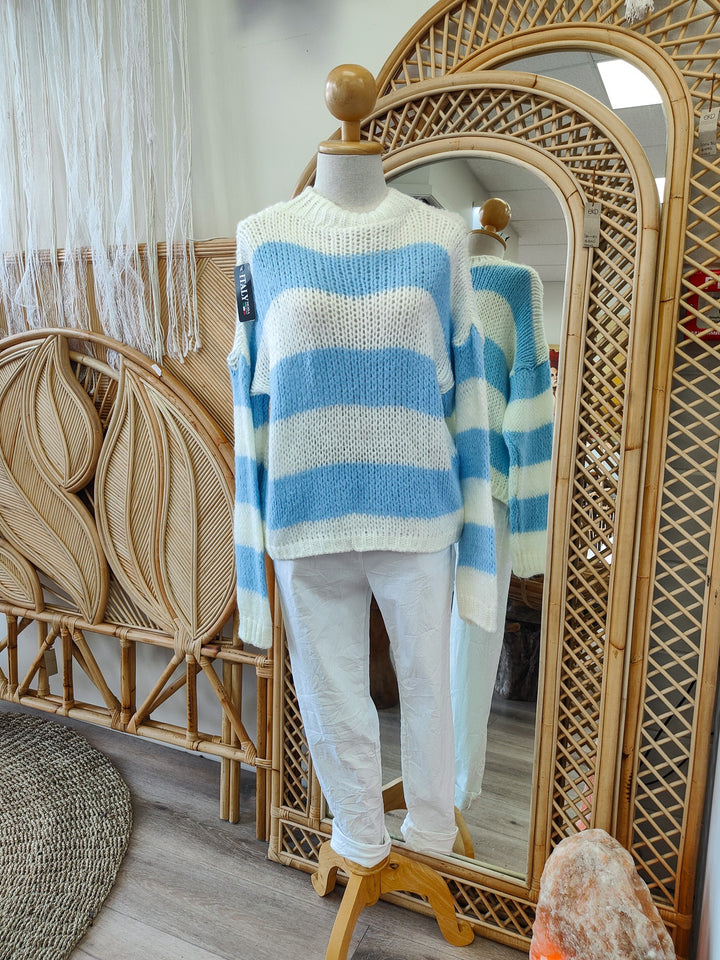 Caterina Striped Top - Last One - eKo NZ - 