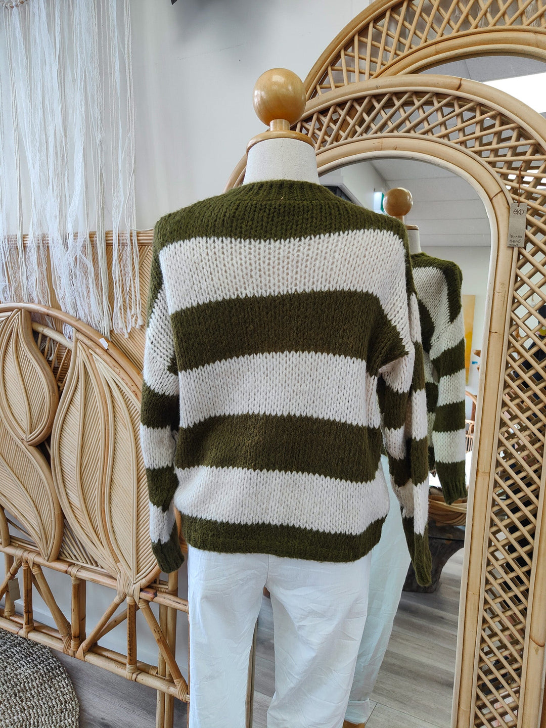Caterina Striped Top - Last One - eKo NZ - 