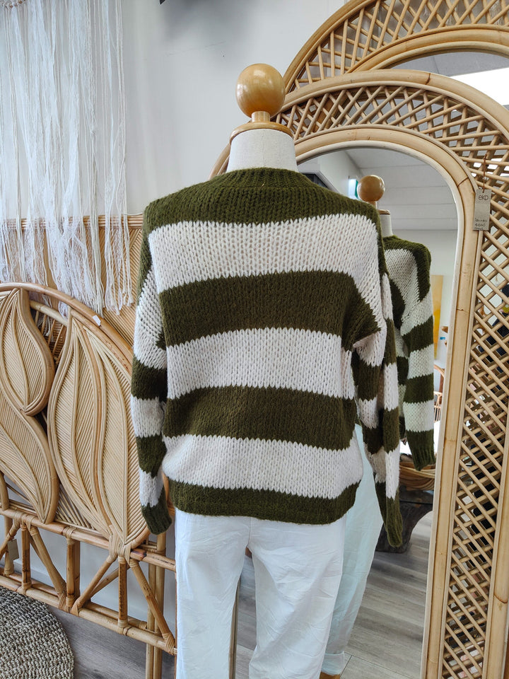 Caterina Striped Top - Last One - eKo NZ - 