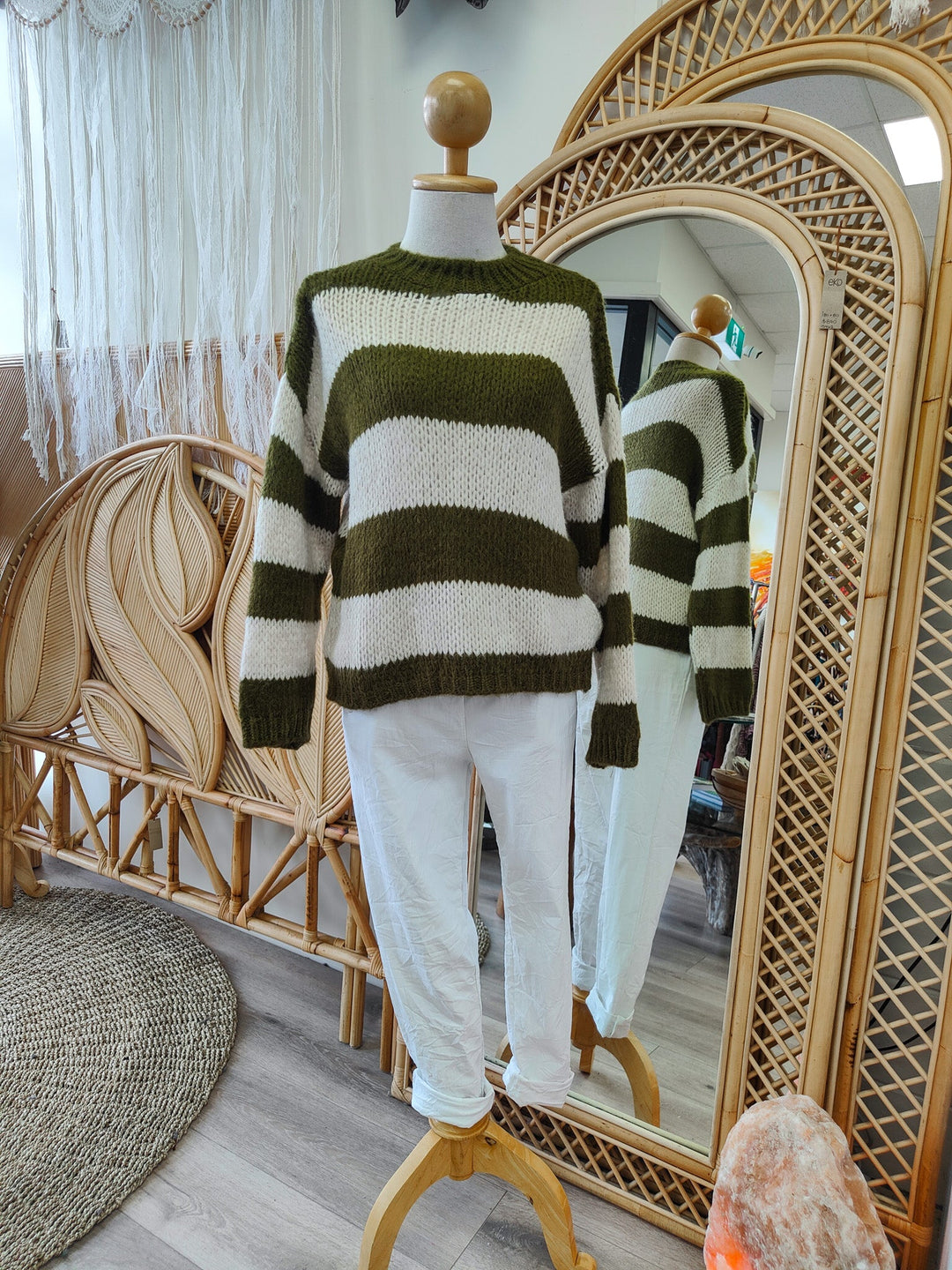 Caterina Striped Top - Last One - eKo NZ - 