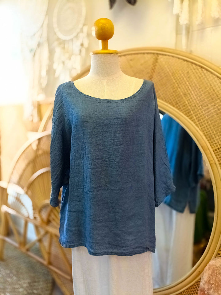 Classic Linen Top - eKo NZ - 