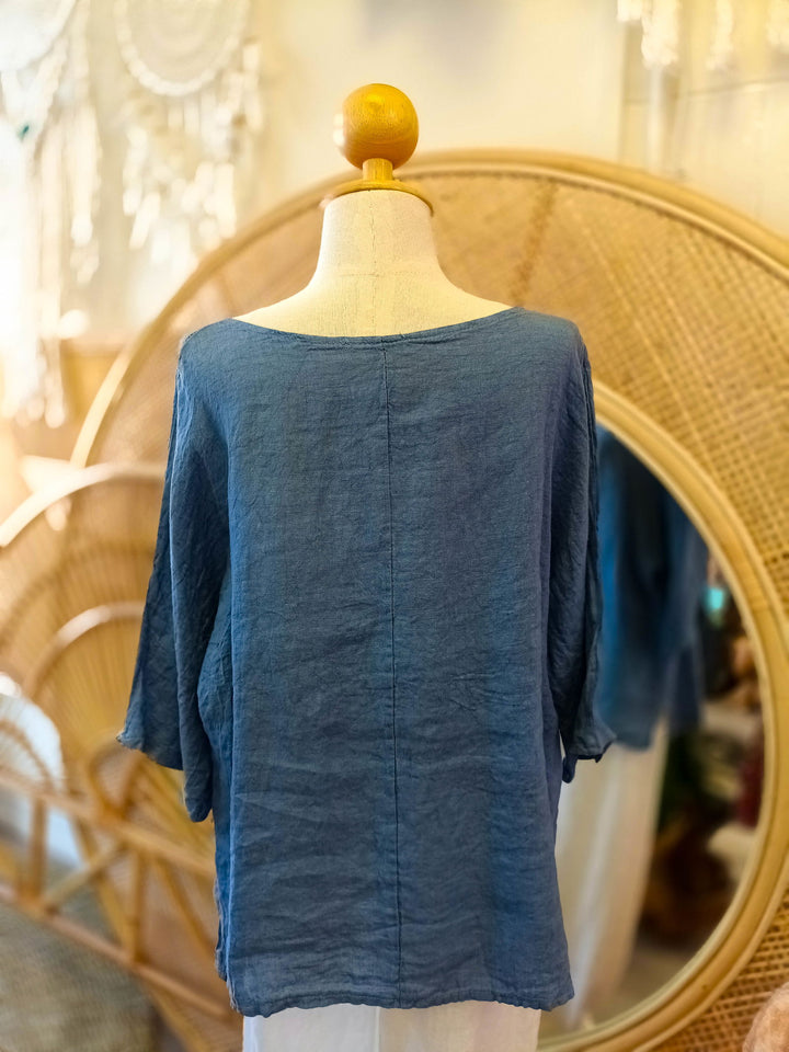 Classic Linen Top - eKo NZ - 