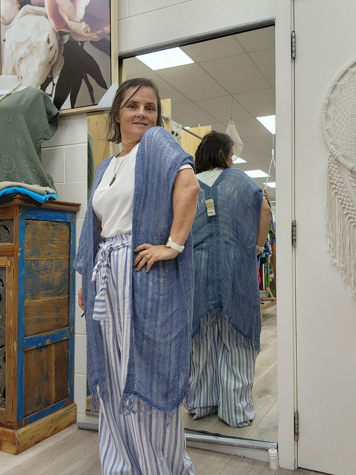Cotton Kimono Short - eKo NZ - 