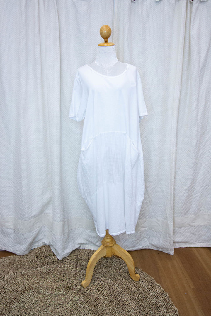 Cotton Panel Dress - eKo NZ - 