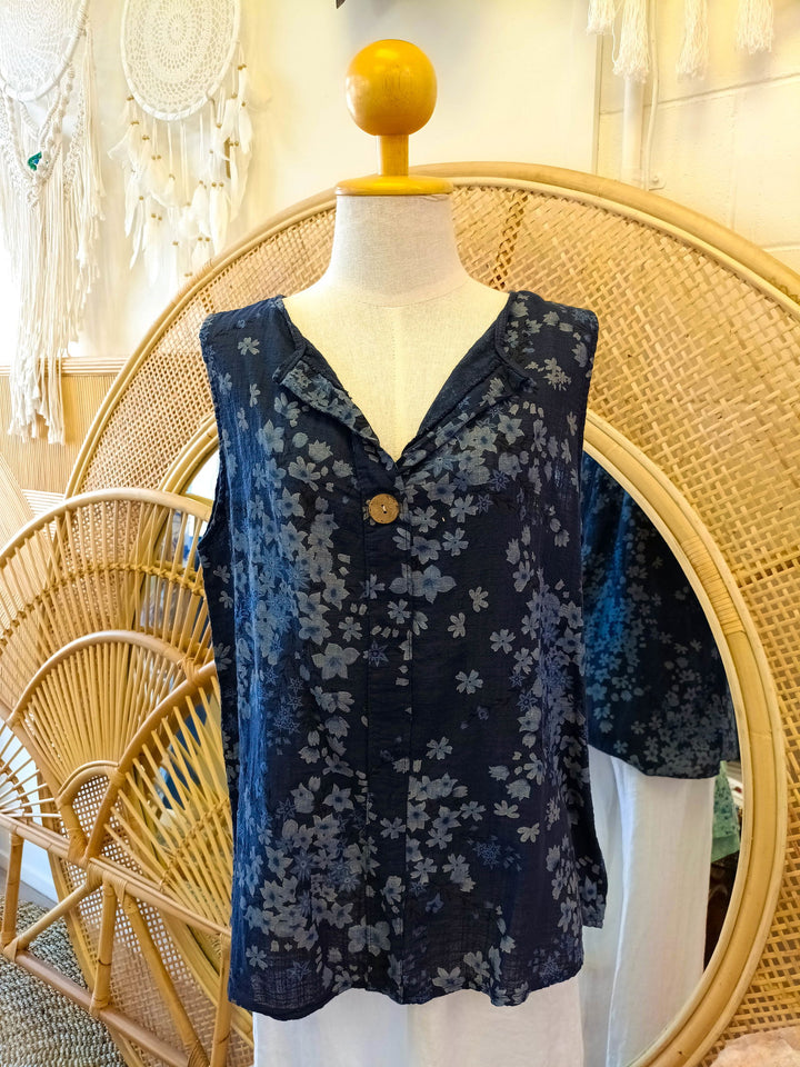 Floral Singlet - eKo NZ - 