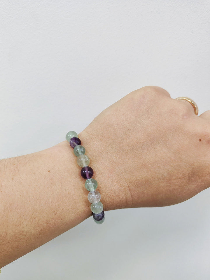 Fluorite Bead Bracelet - eKo NZ - 