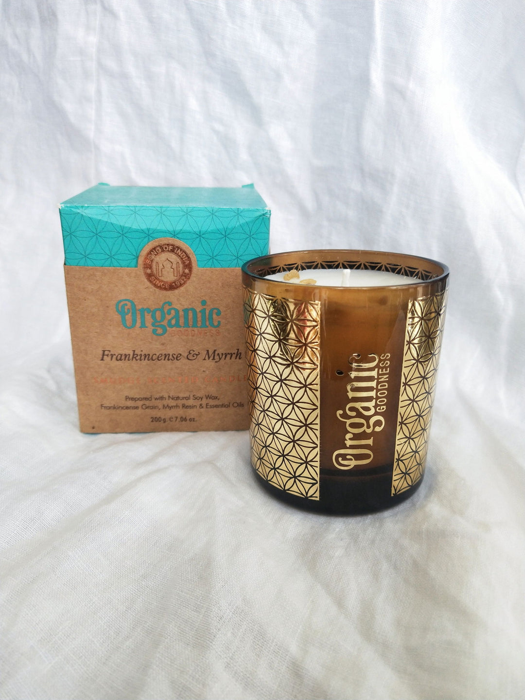 Frank & Myrrh Organic Candle - eKo NZ - 