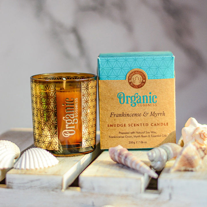 Frank & Myrrh Organic Candle - eKo NZ - 
