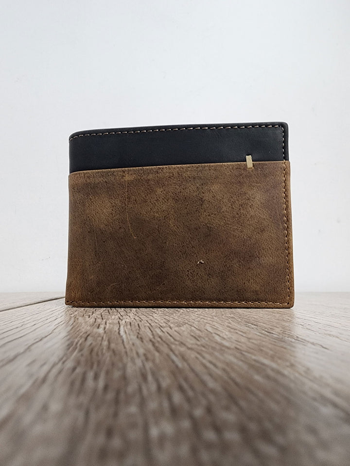 Gents 2 Tone Leather Wallet - eKo NZ - 