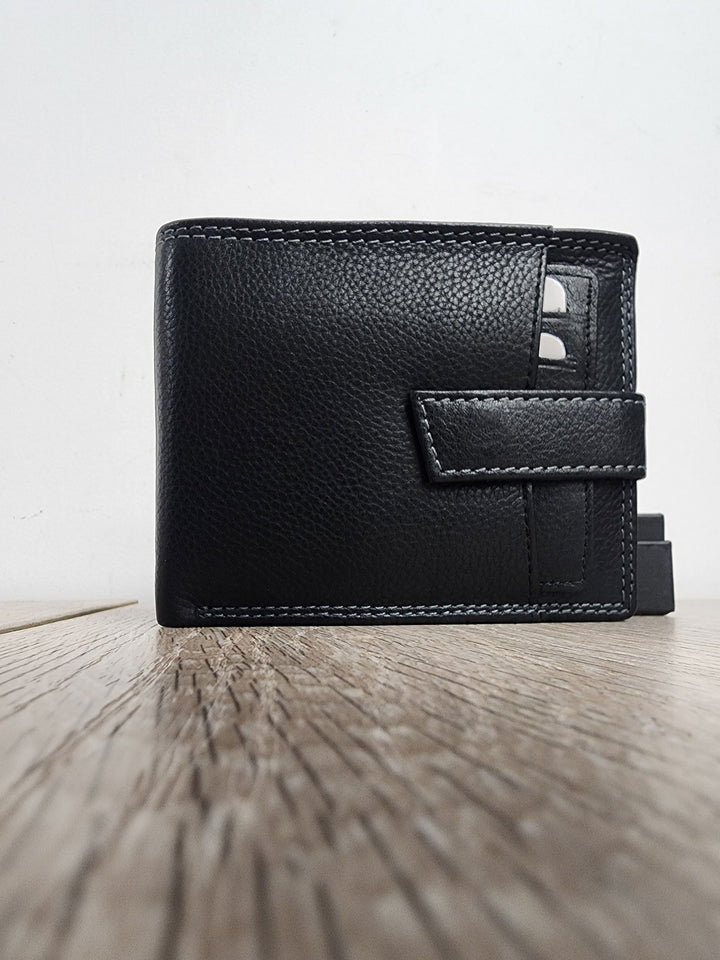 Gents Tab Leather Wallet - eKo NZ - 