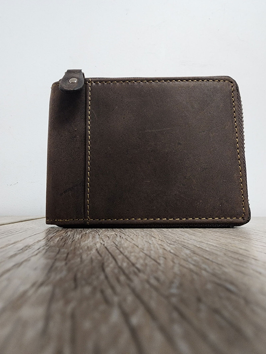 Gents Zip Leather Wallet - eKo NZ - 