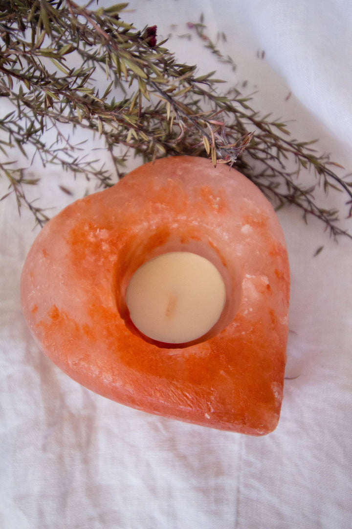 Heart Salt Tealight Holder - eKo NZ - 