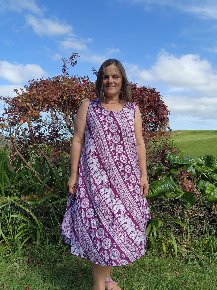 India Elephant Dress - eKo NZ - 