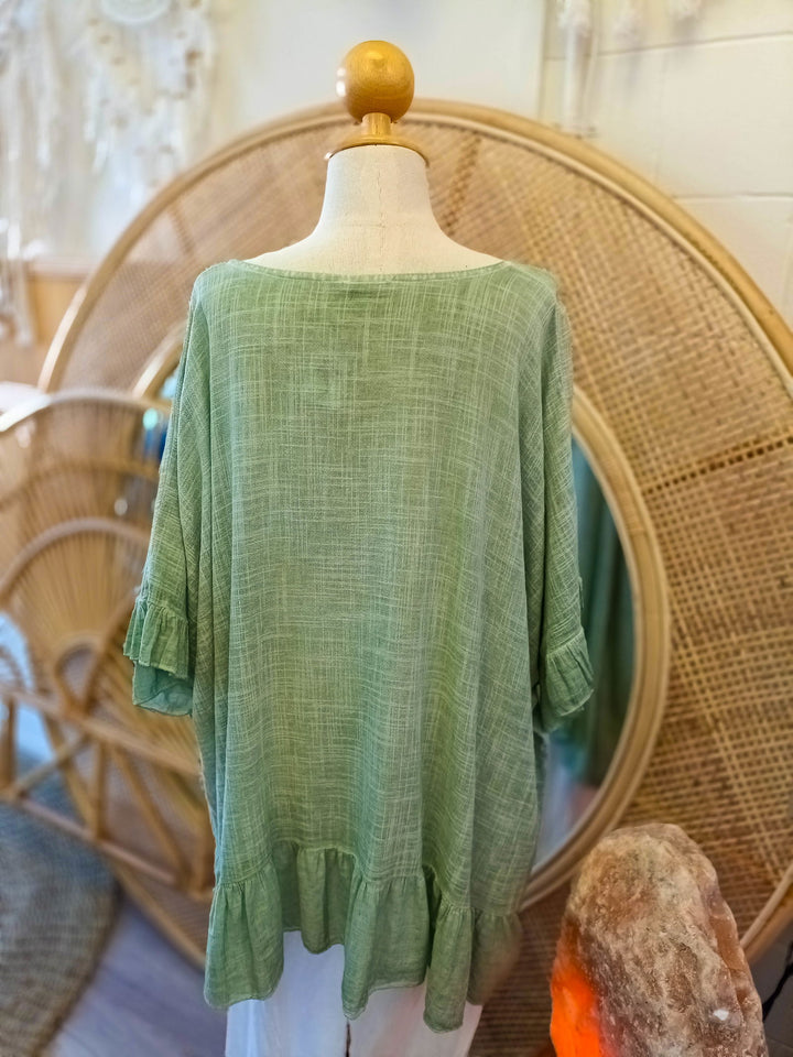 Jojo Frilled Top - eKo NZ - 
