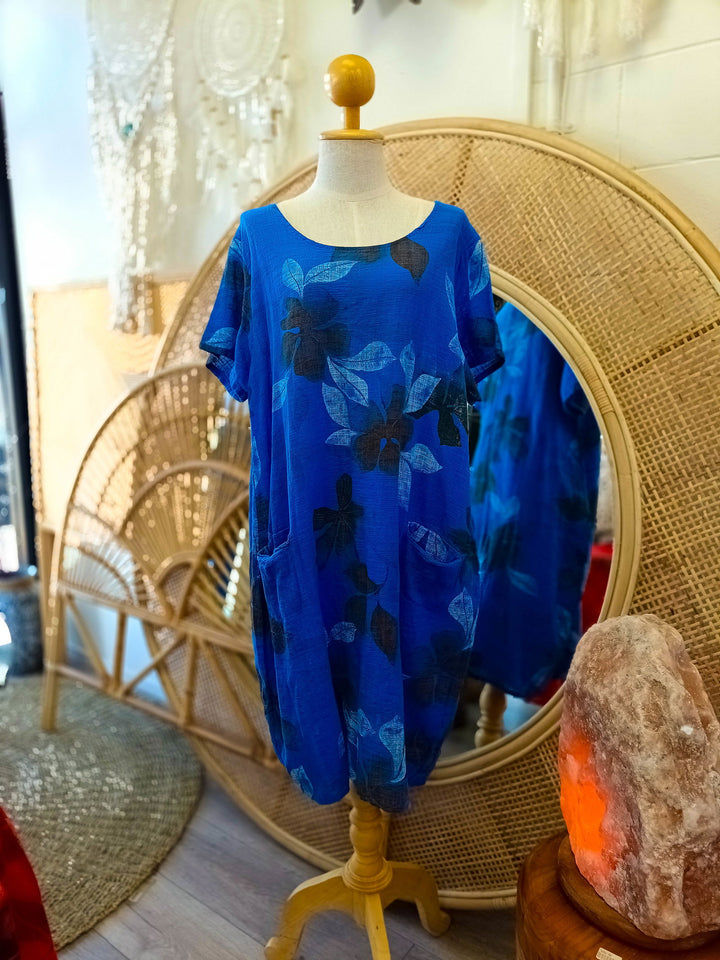 Leaf Cotton Dress - eKo NZ - 
