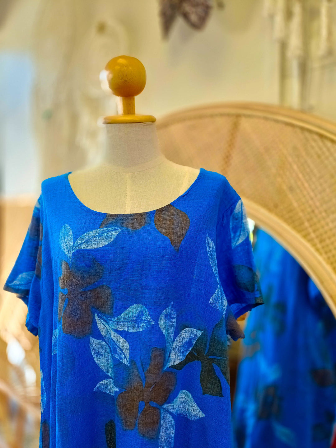 Leaf Cotton Dress - eKo NZ - 
