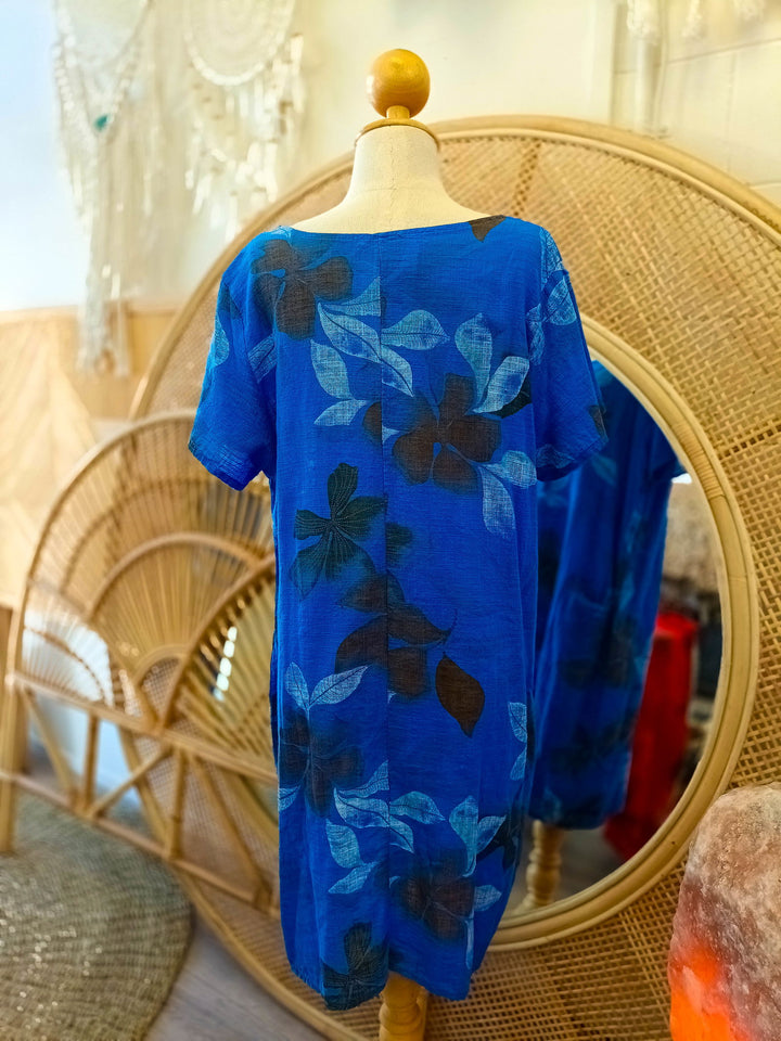 Leaf Cotton Dress - eKo NZ - 
