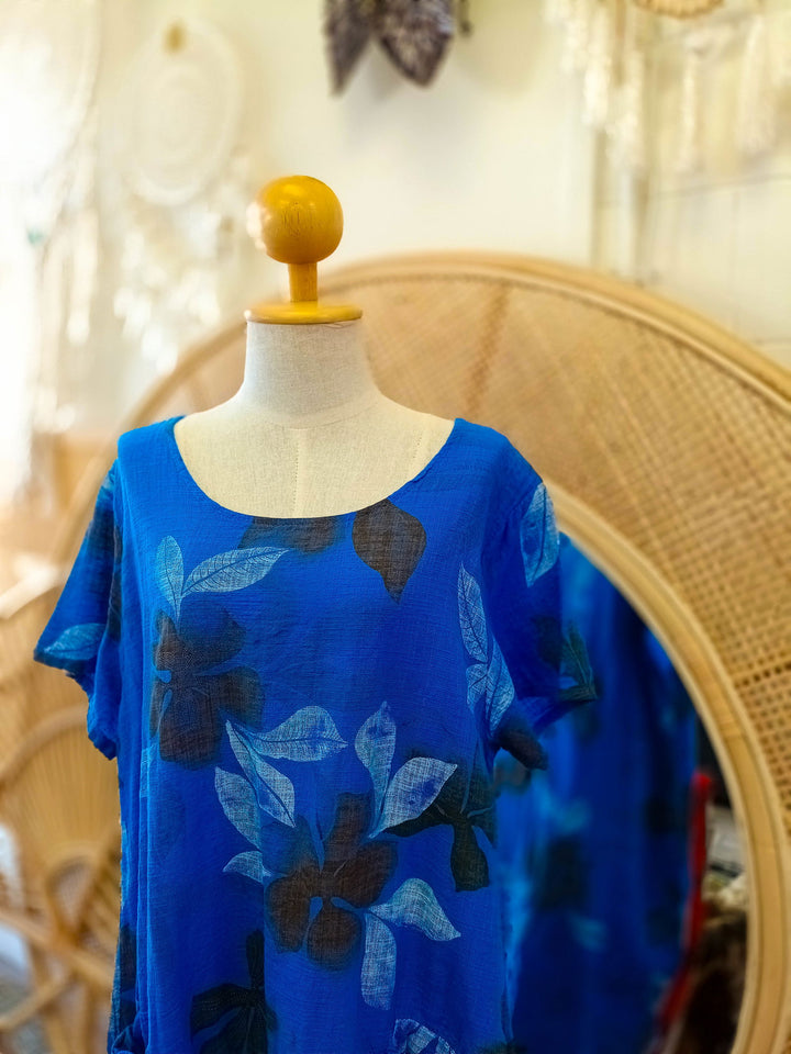 Leaf Cotton Dress - eKo NZ - 