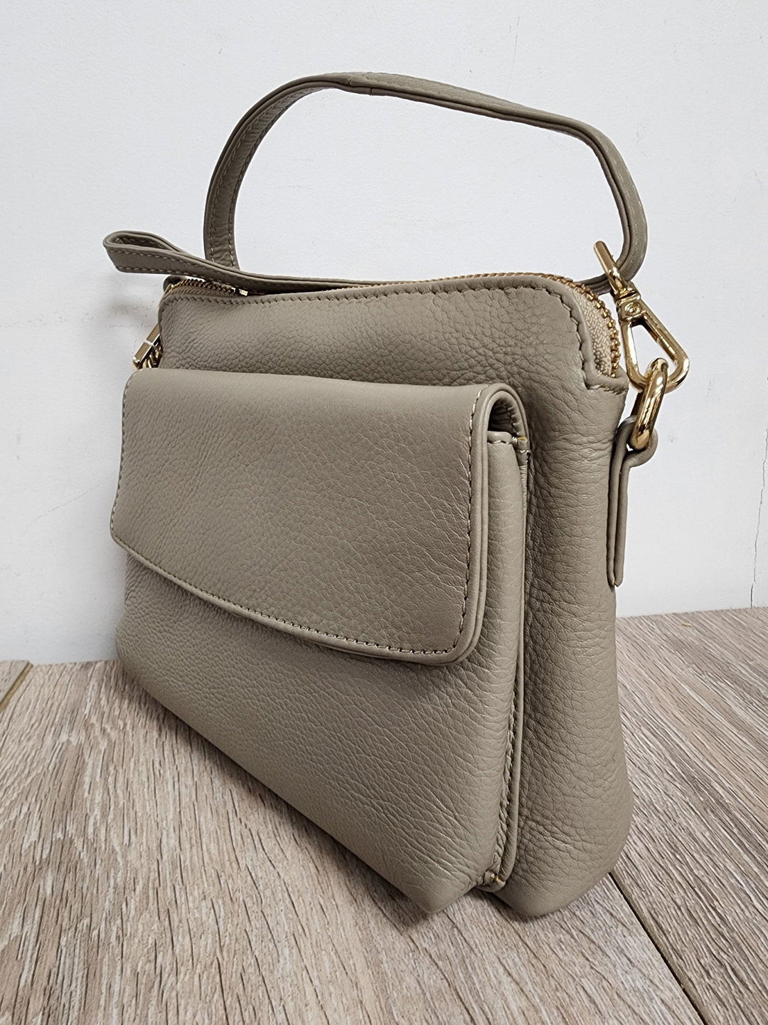Leather Shoulder Pocket Bag - eKo NZ - 