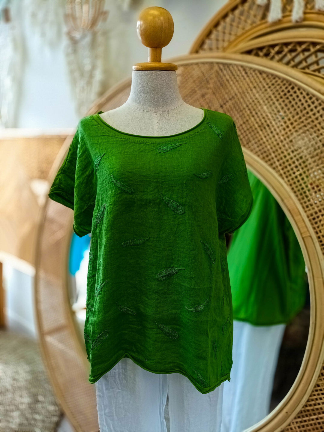 Linen Leaf Top - eKo NZ - 