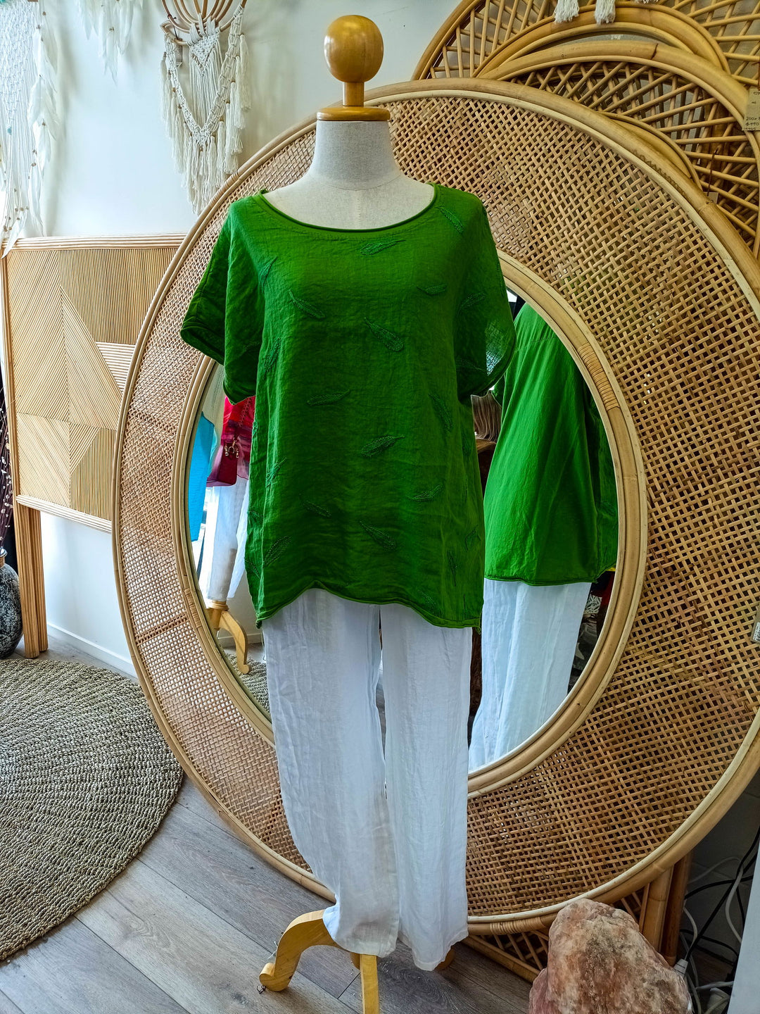 Linen Leaf Top - eKo NZ - 