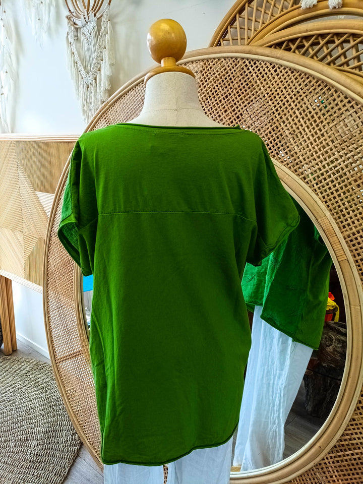 Linen Leaf Top - eKo NZ - 
